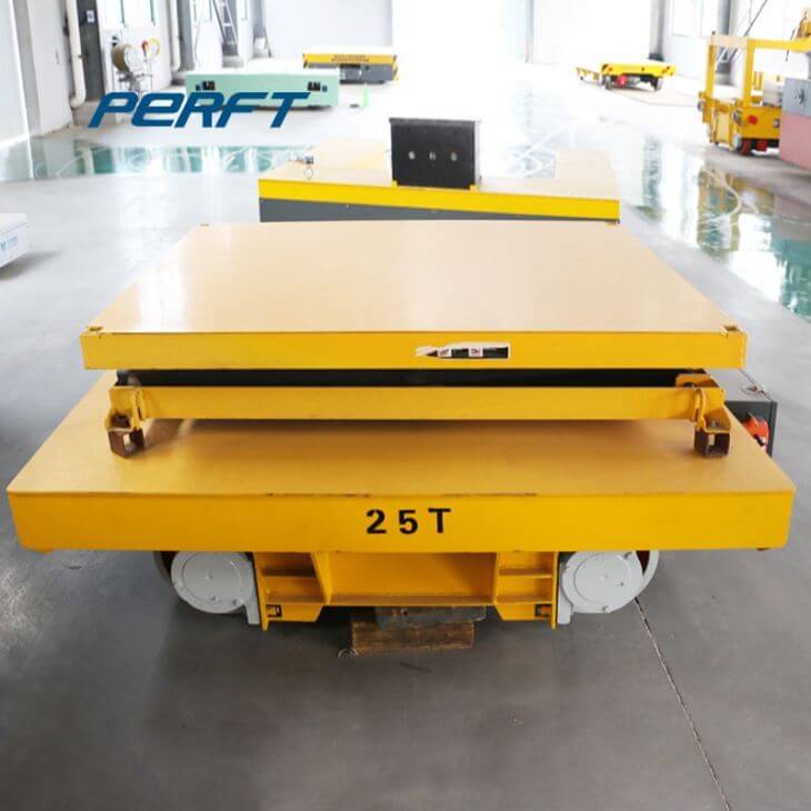 Steerable Motorized Trackless Transfer Trolley Height 45cm 